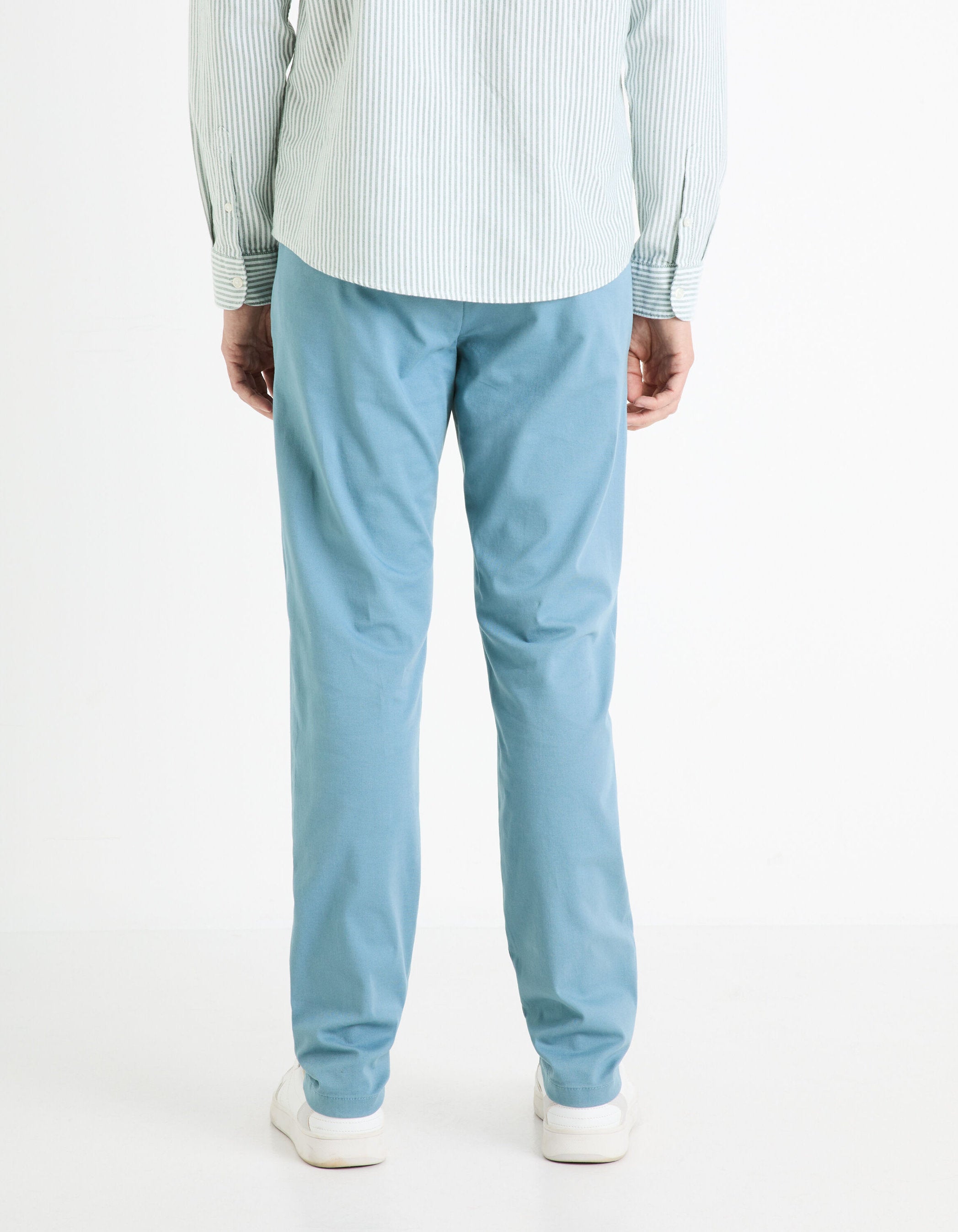 Slim Chino Pants_TOCHARLES_BLUE WAVE_04