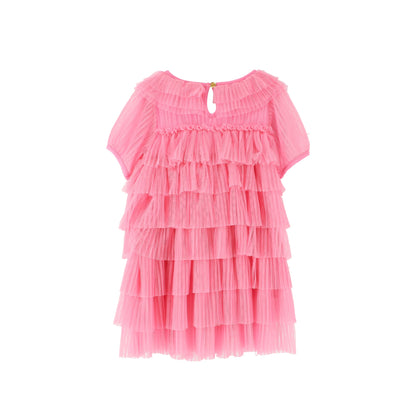 Tallulah Pleated Dress Rose