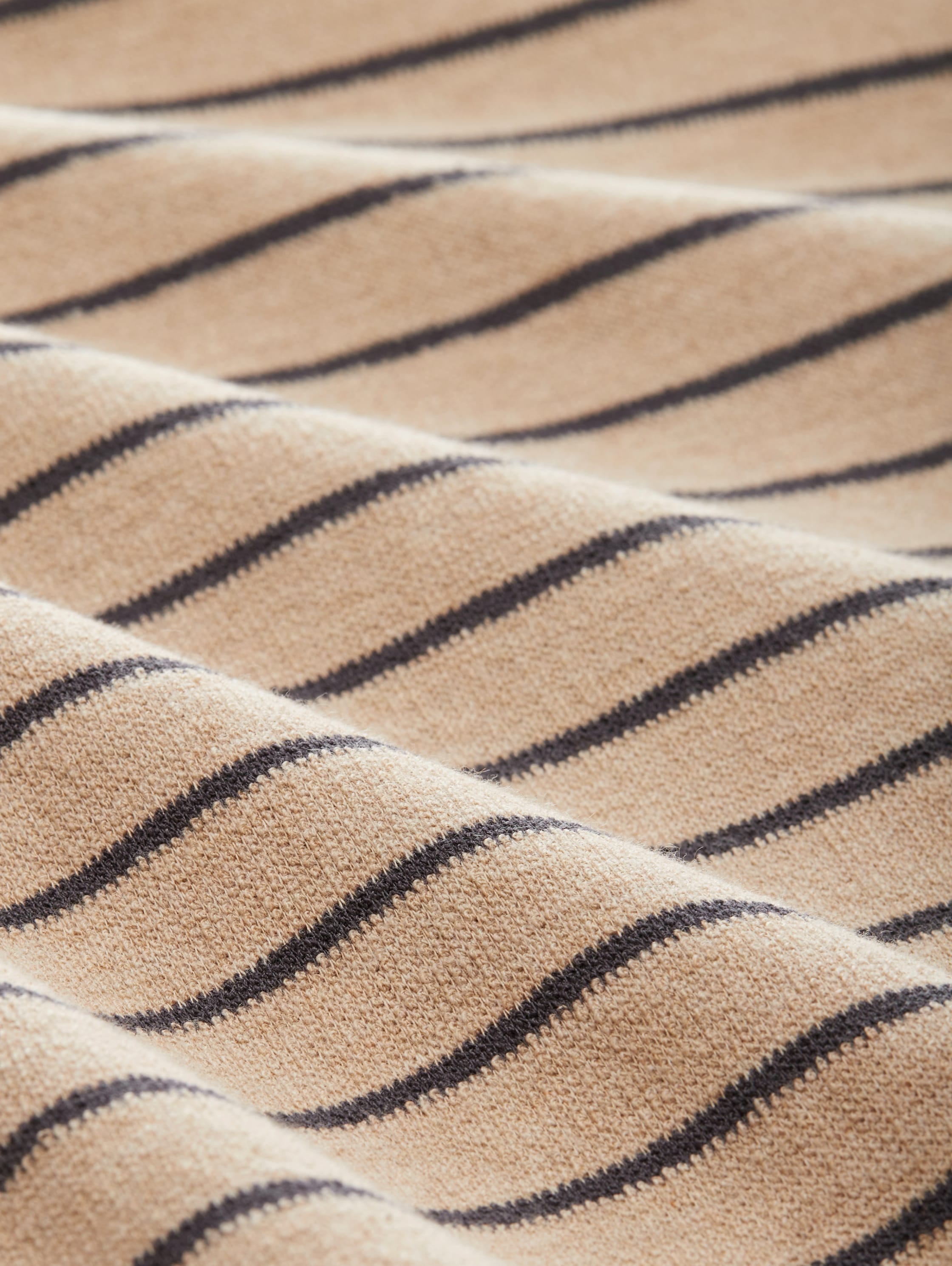 Beige Anthracite Stripe Dress Tom Tailor