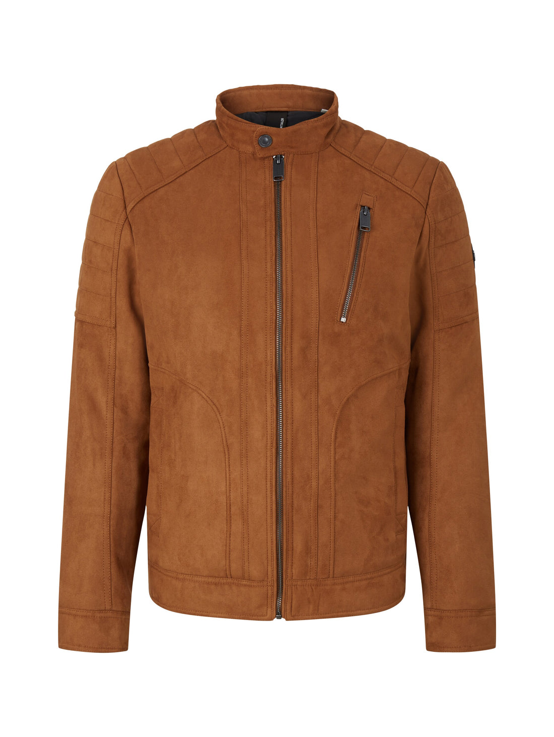 Fox Brown Fake Leather Jacket