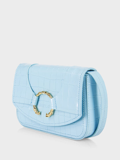 Shoulder Bag With Decorative Ring