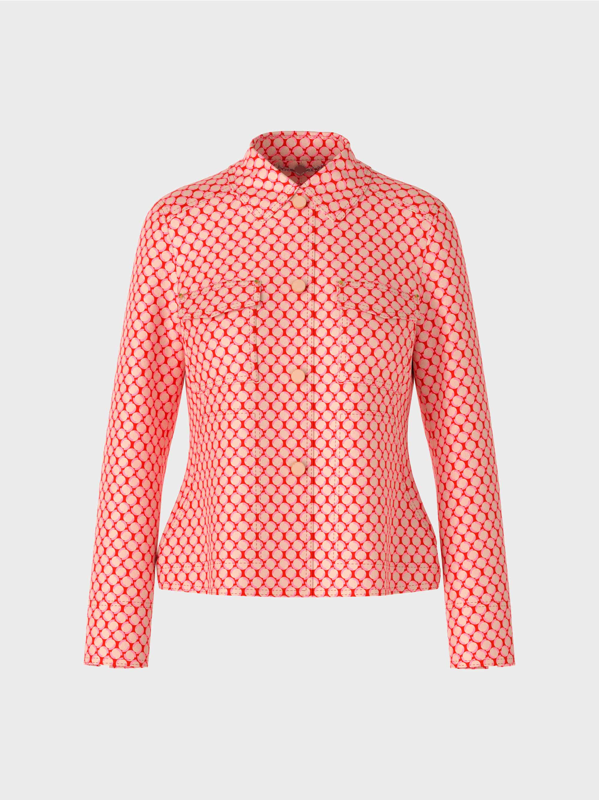 Jacket In Polka Dot Pattern