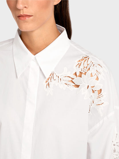 Blouse With Broderie Anglaise