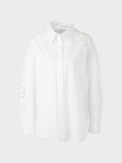 Blouse With Broderie Anglaise