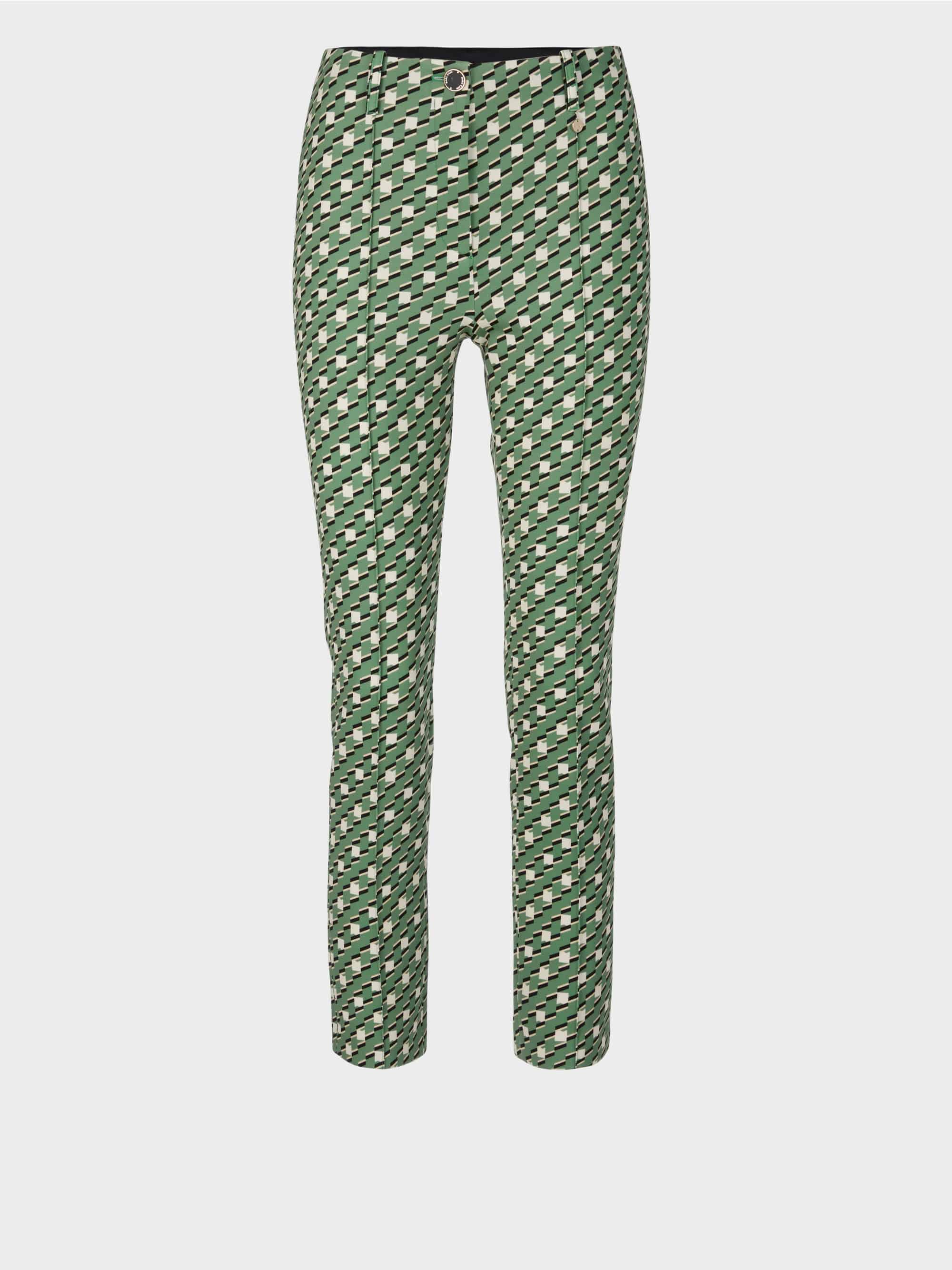 Pants In A Geometric Pattern Marc Cain