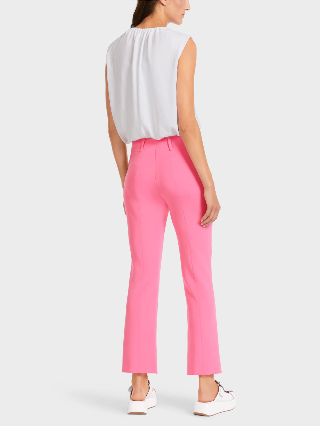 Classic Pants With Pressed Creases