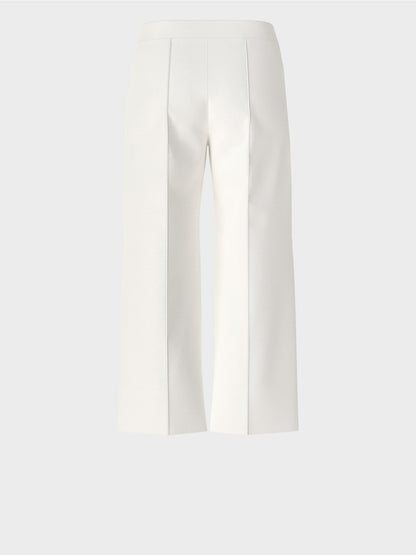 Pants With Topstitched Pressed Crease