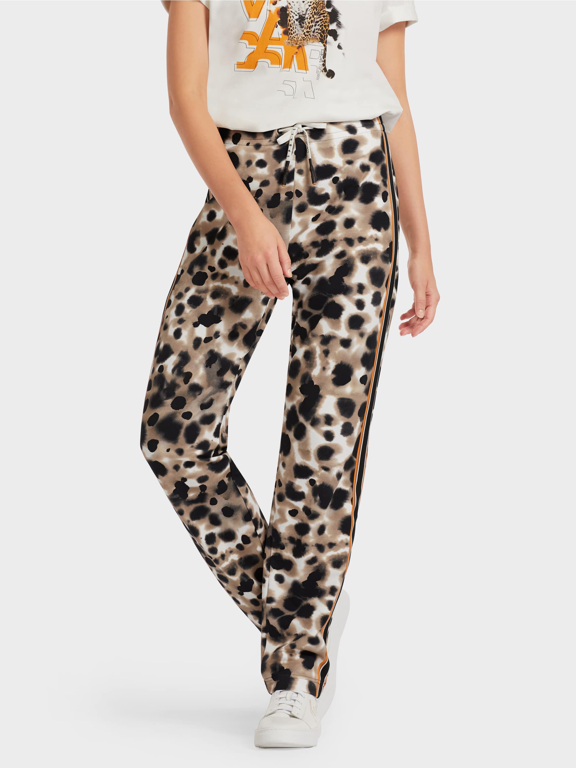 “Rethink Together” Braid Stripe Pants Marc Cain