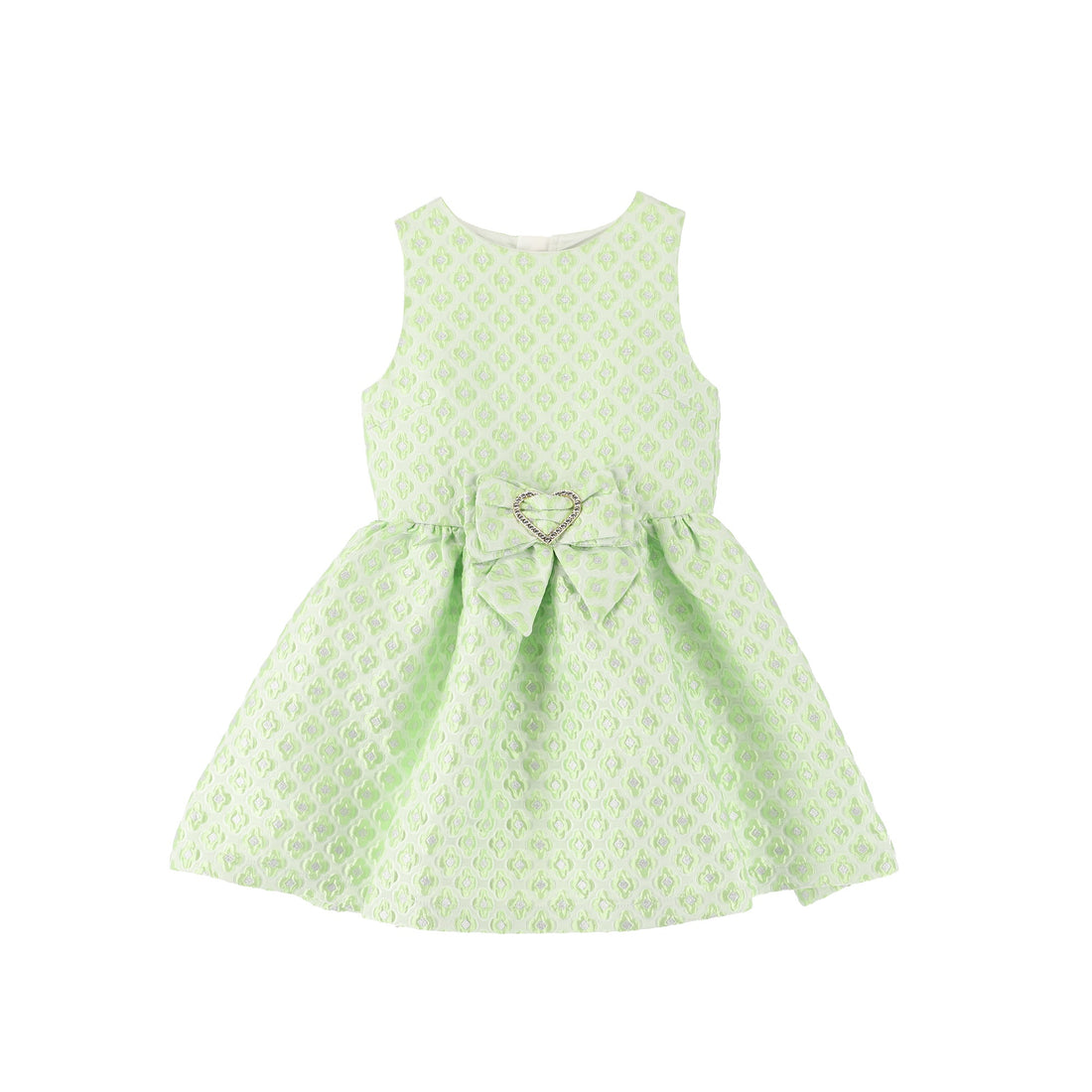 Ursula Heart Bow Dress Green