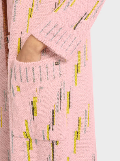 Pink Woollen Loose Fit Buttonless Coat_VC 11.01 M01_210_03