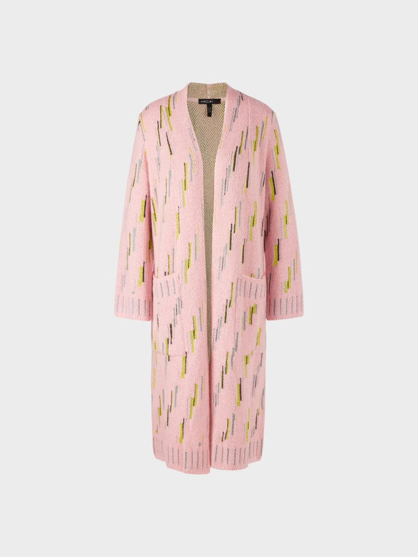 Pink Woollen Loose Fit Buttonless Coat_VC 11.01 M01_210_07