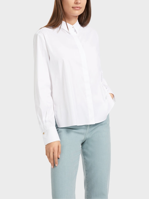 White Shirt Blouse With Appliqué_VC 51.07 W71_100_05