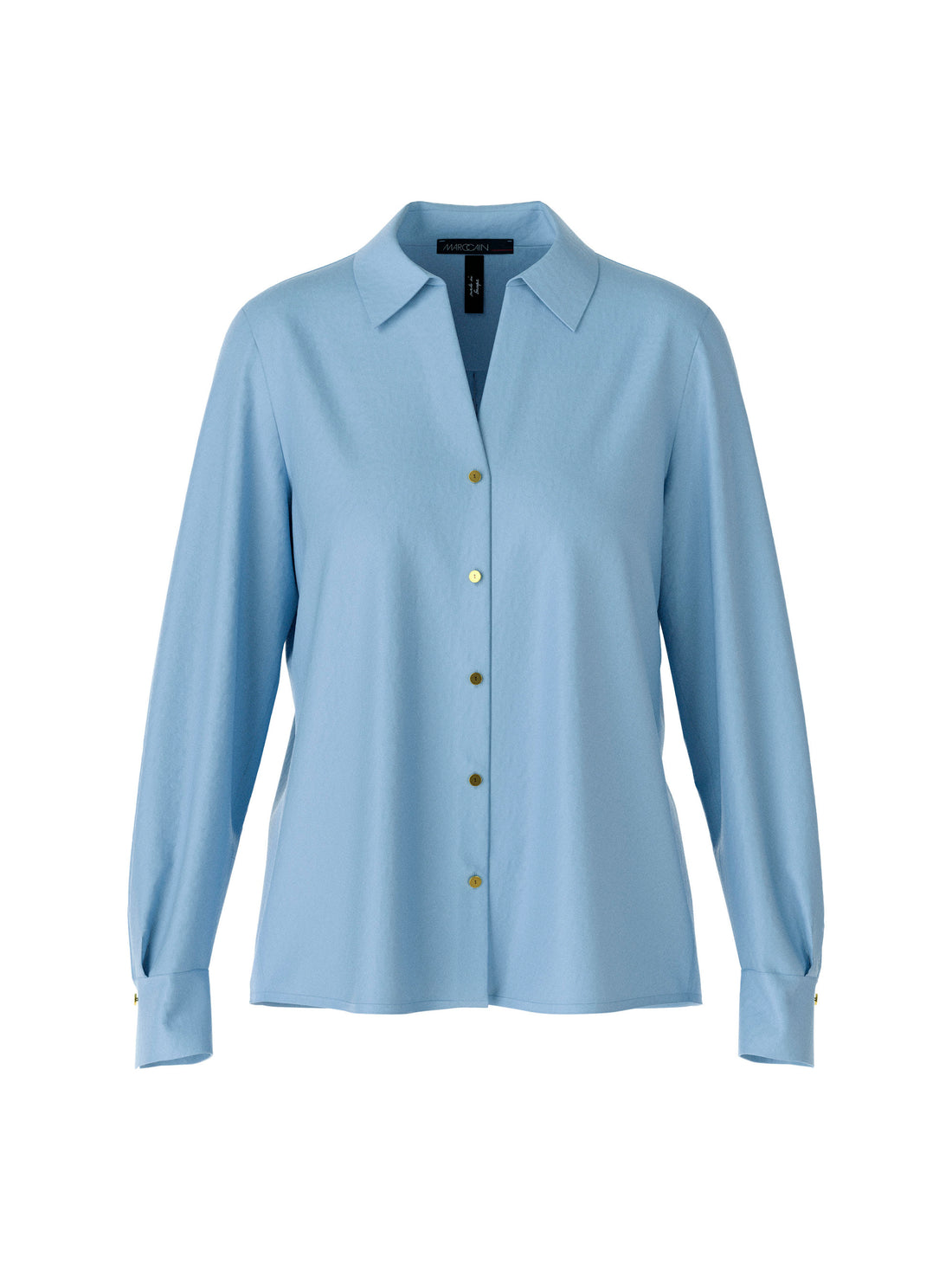 Classic Shirt Blouse With V-Neck_VC 51.26 W08_321_02