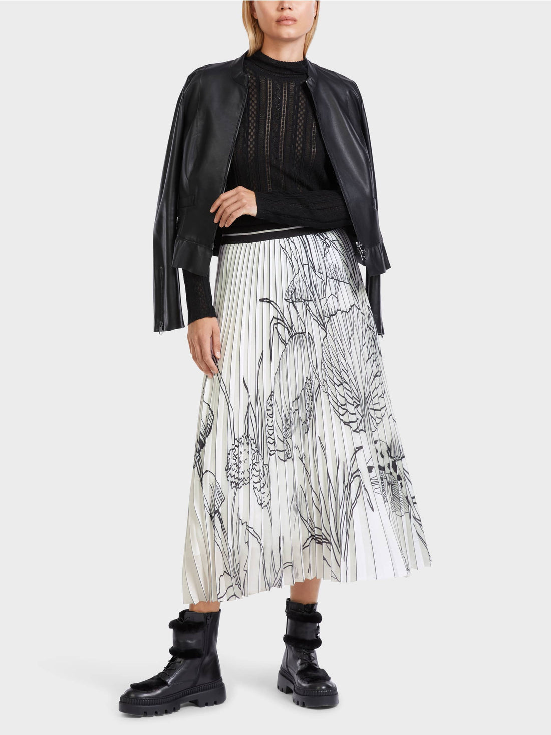Pleated Rethink Together Print Skirt_VC 71.20 W76_110_01