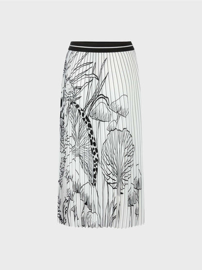 Pleated Rethink Together Print Skirt_VC 71.20 W76_110_07