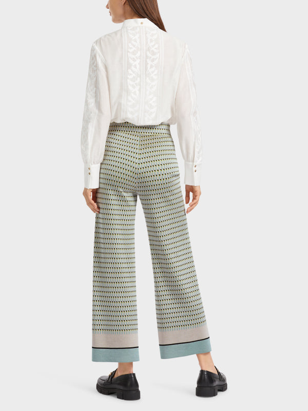 Slip-On Trousers With All-Over Print_VC 81.09 M06_315_02