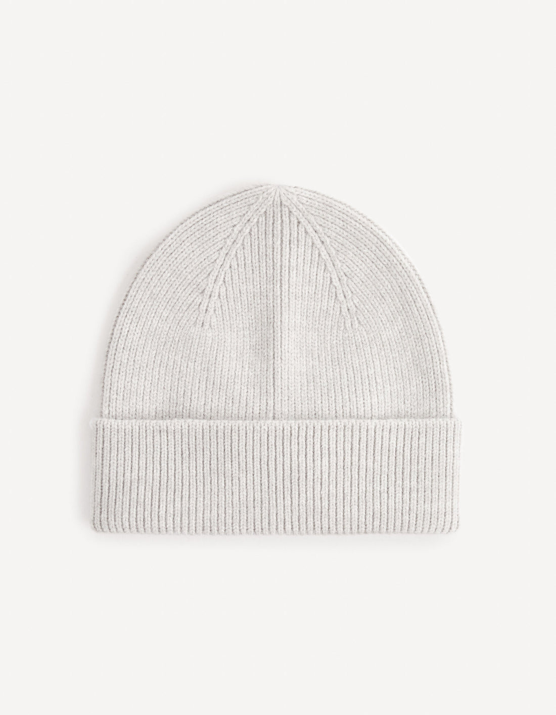 Knitted Hat - Light Grey_VIRIBEAN_LIGHT GREY MEL_01