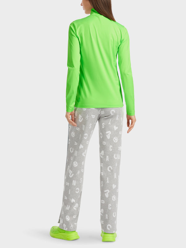 Lime Green Turtle-Neck Shirt_VS 48.52 J52_548_02