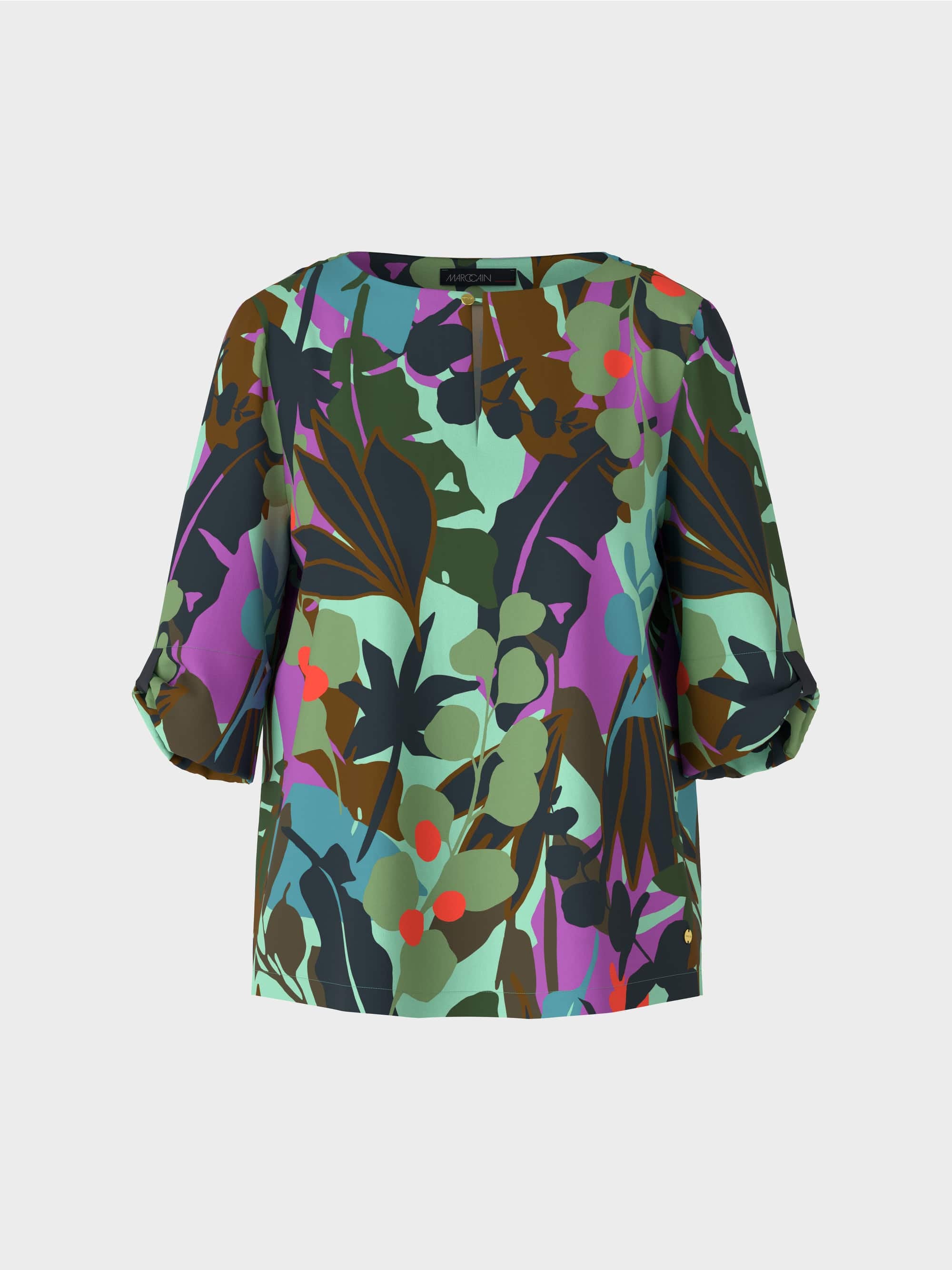 Blouse With A Colourful Leaf Pattern_WC 51.07 W02_562_07