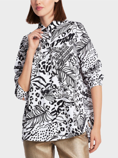 Printed &quot;Rethink TogetherÓ Shirt Blouse_WS 51.04 W06_110_05