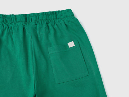 Basketball-Style Knitted Shorts With Drawstring