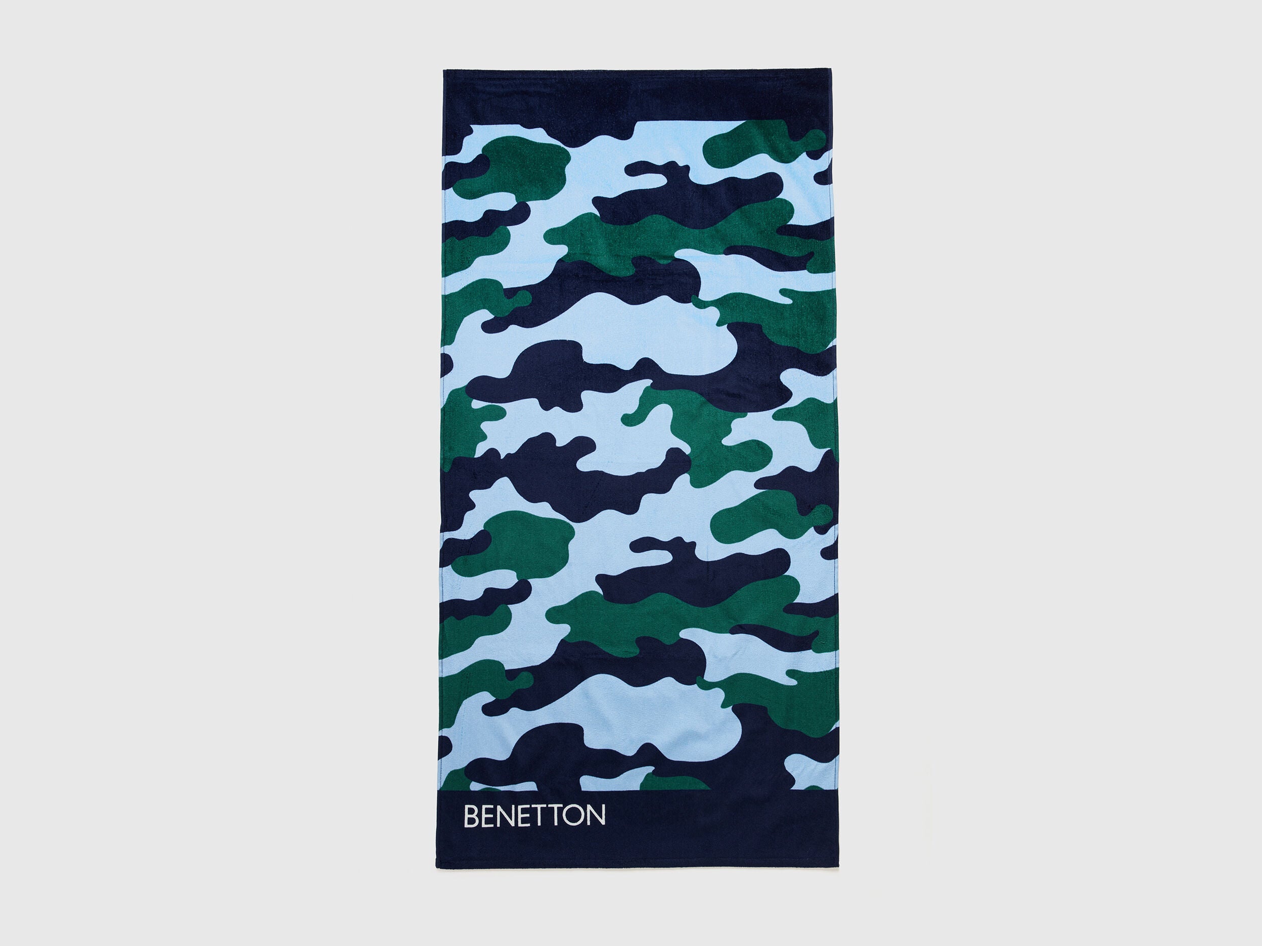 Beach Towel With Camouflage Print