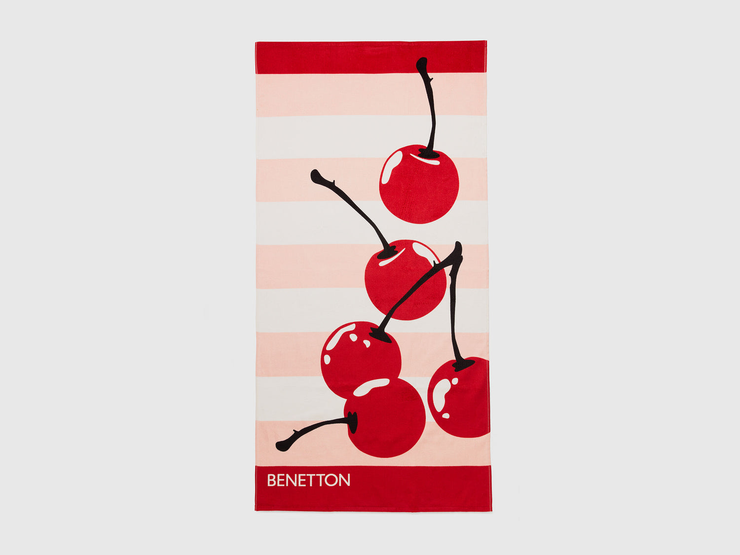 Beach Towel With Cherry Print