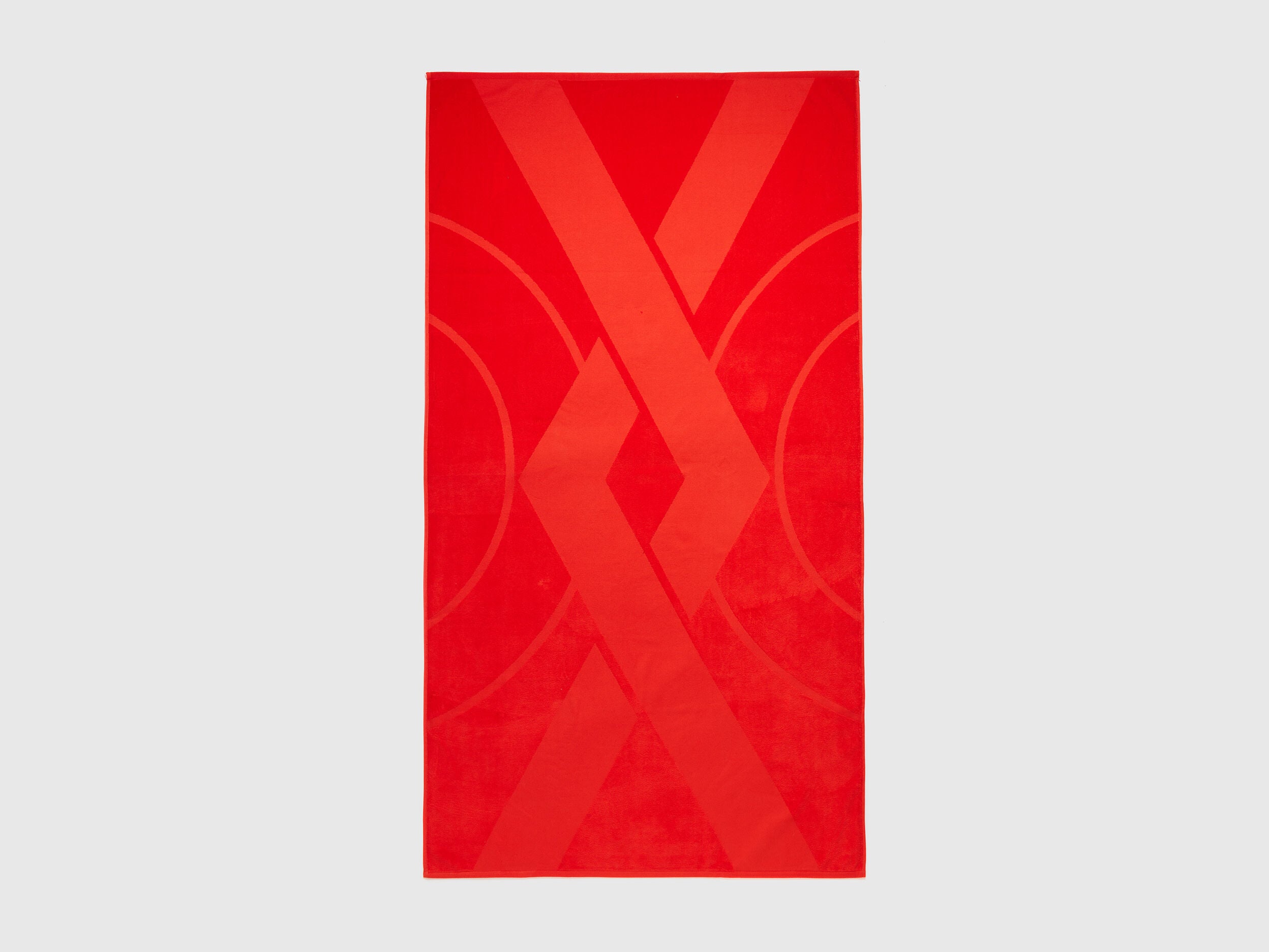 Beach Towel With Jacquard Logo