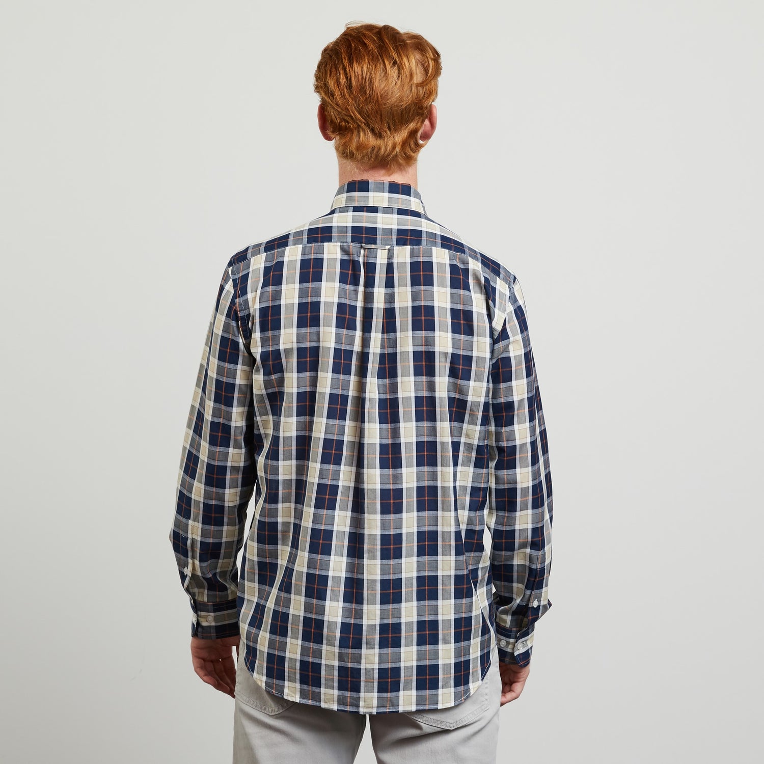 Beige Checked Shirt - 03