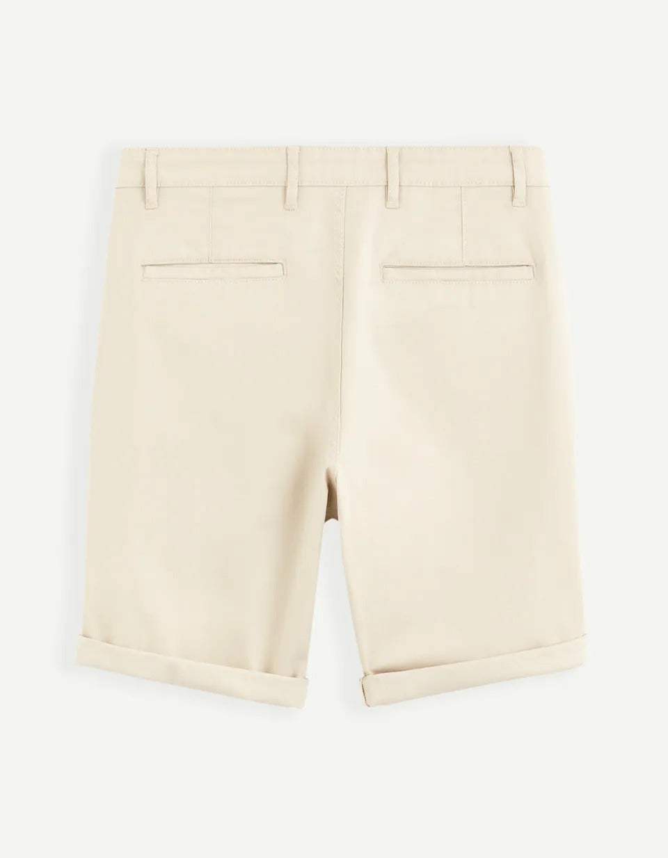 Beige Chino Shorts