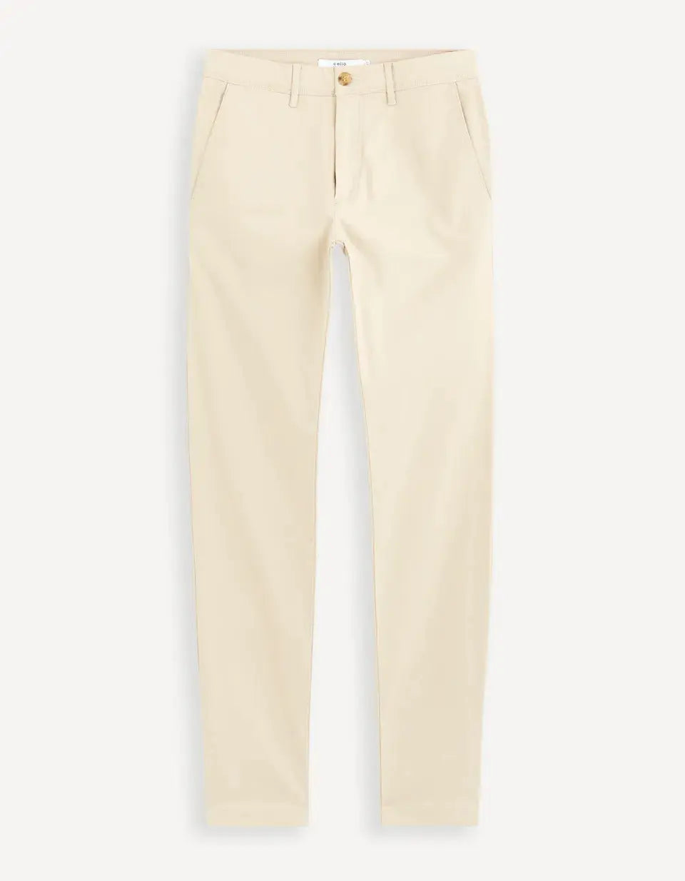 Beige Chino Trousers - BEVAVA