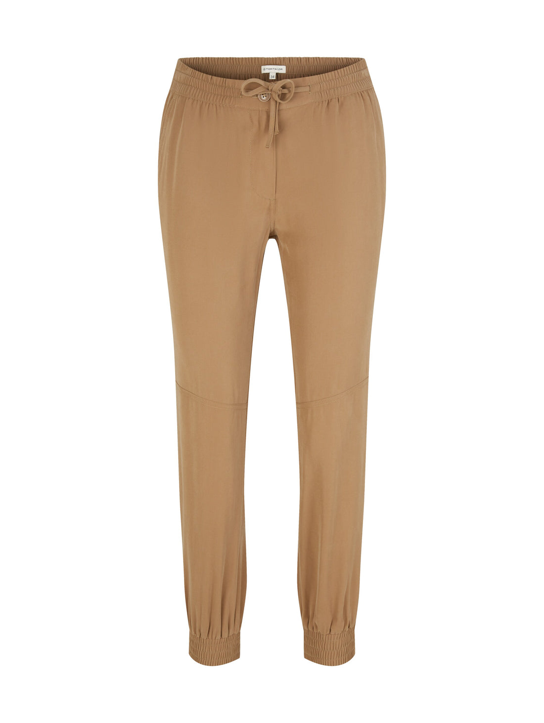 Beige Jogger Style Trousers