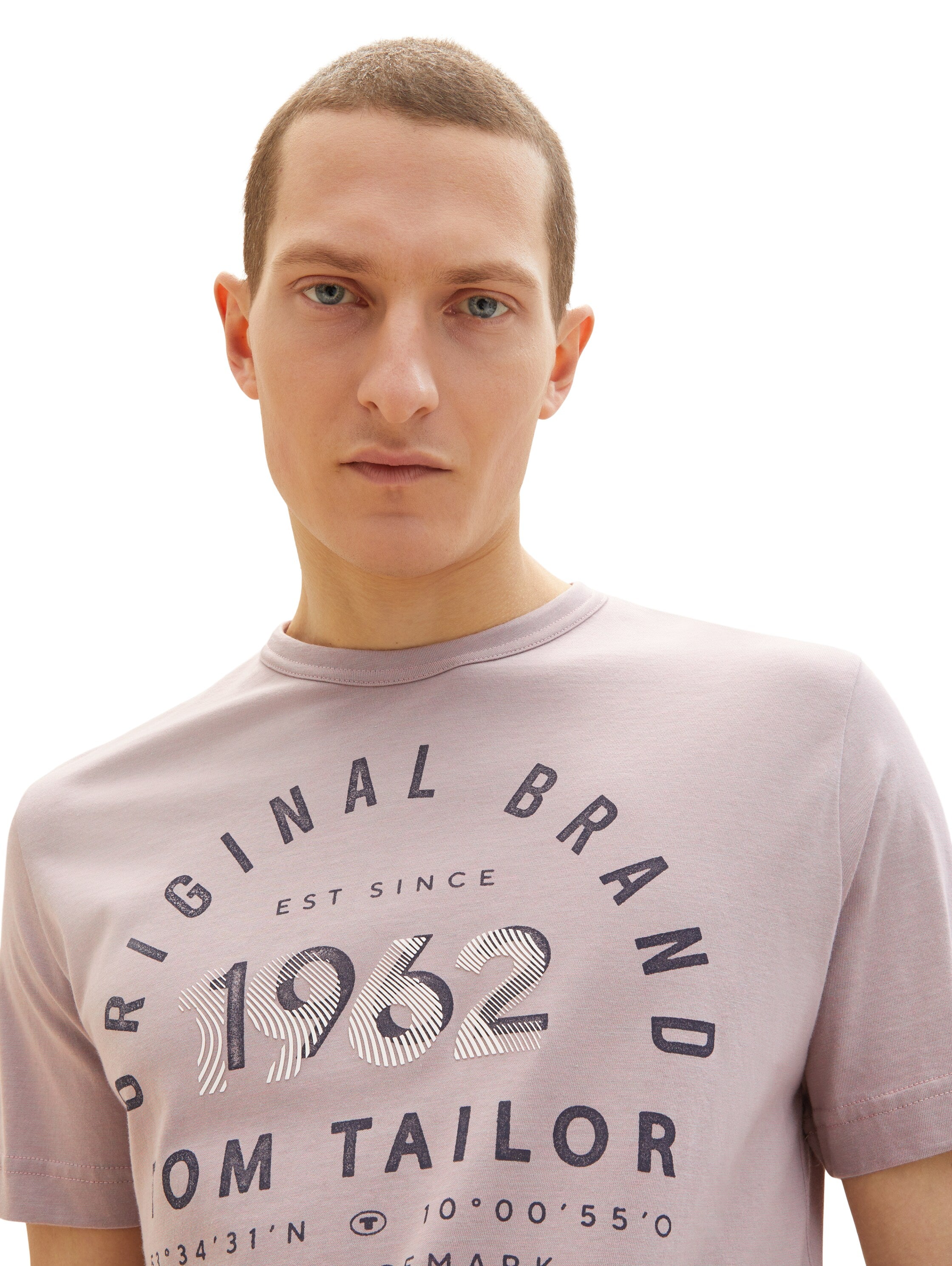 Beige Short Sleeve Round Neck T-Shirt - BEVAVA