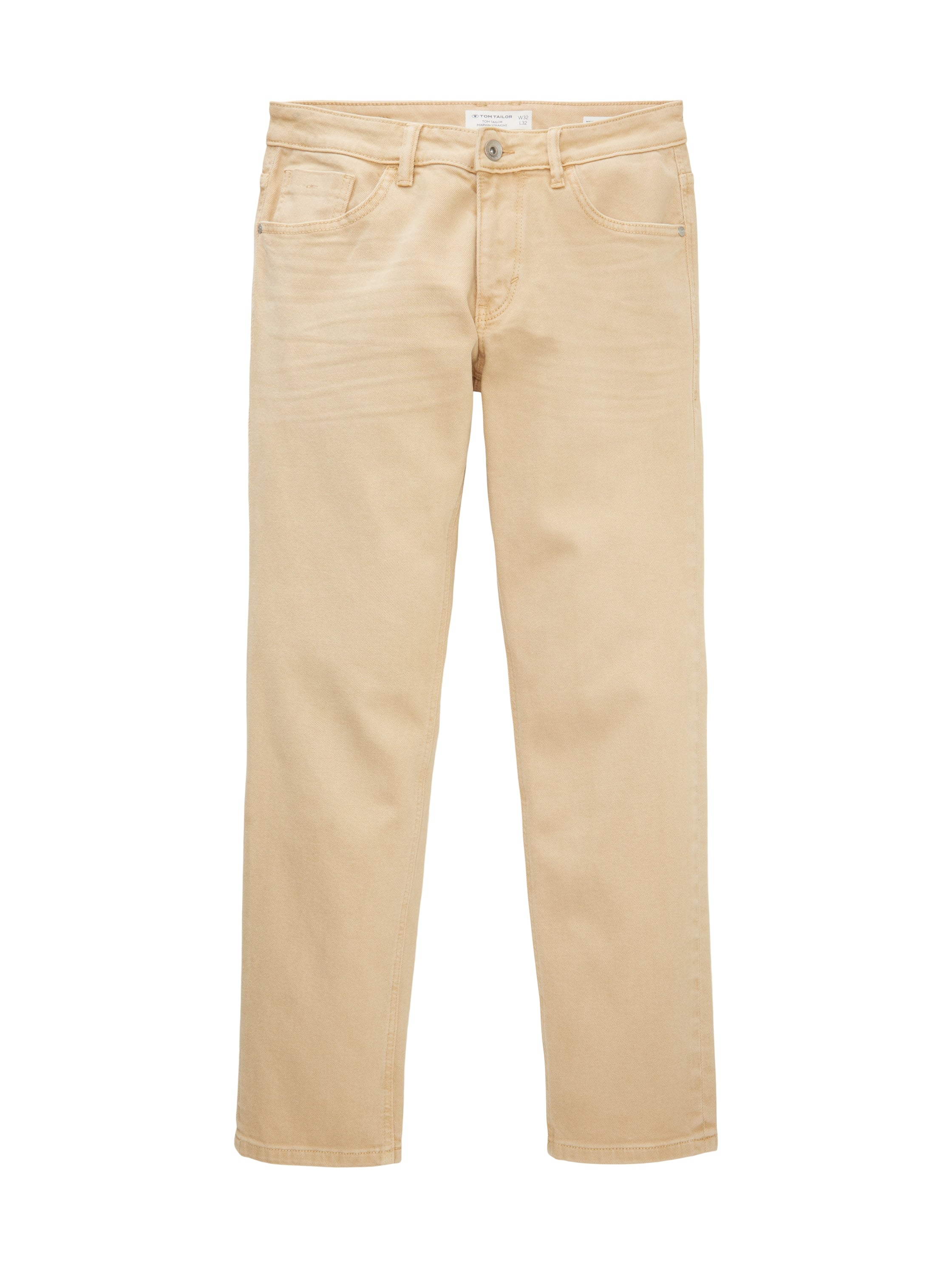 Beige Standard Fit Jeans - BEVAVA