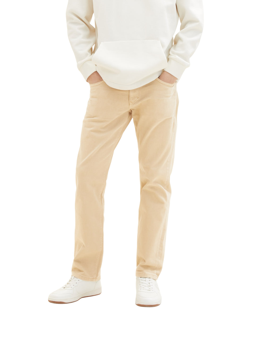Beige Standard Fit Jeans - BEVAVA
