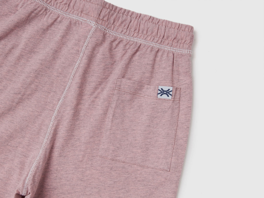 Bermuda Knitted Shorts In Marl Jersey