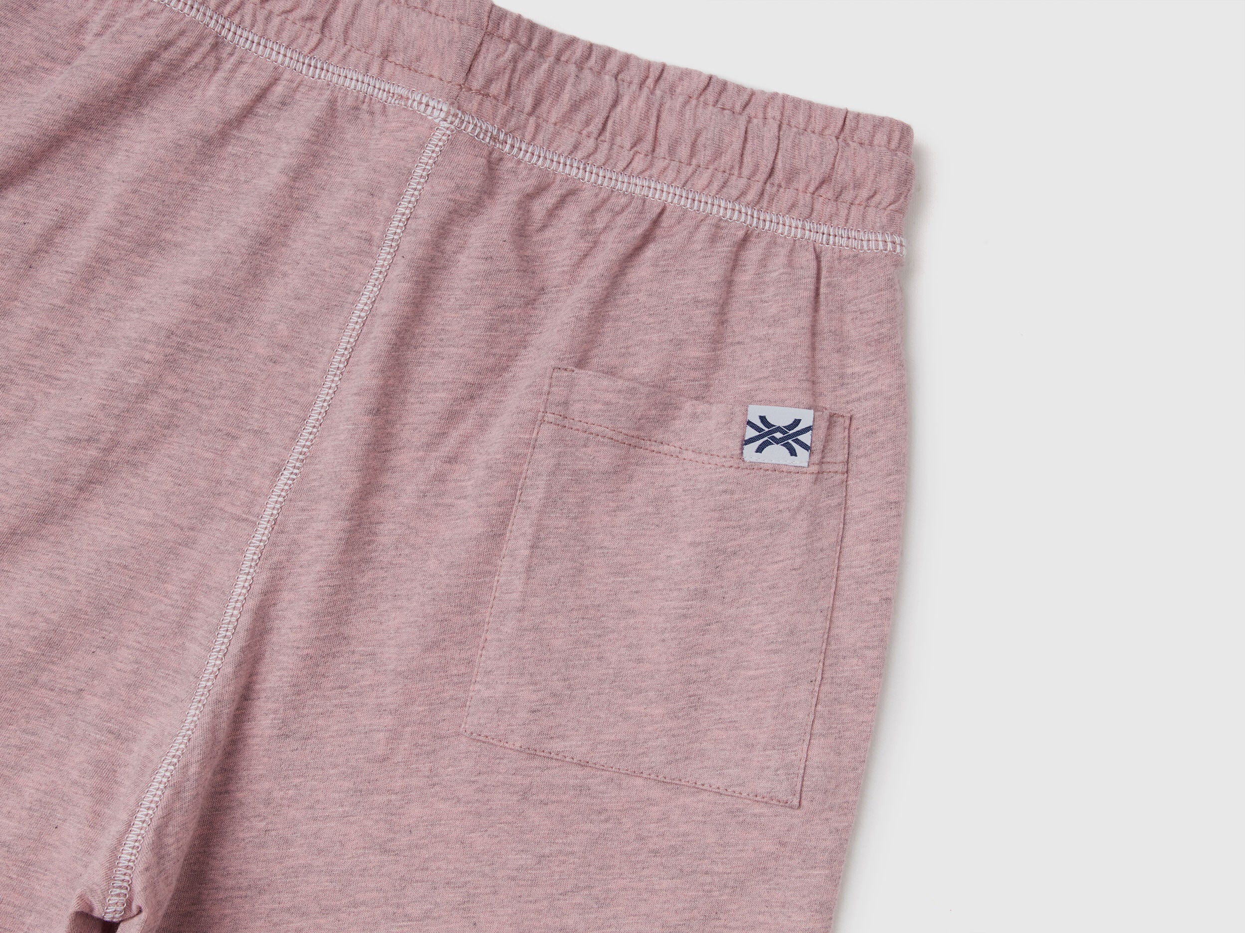 Bermuda Knitted Shorts In Marl Jersey - BEVAVA