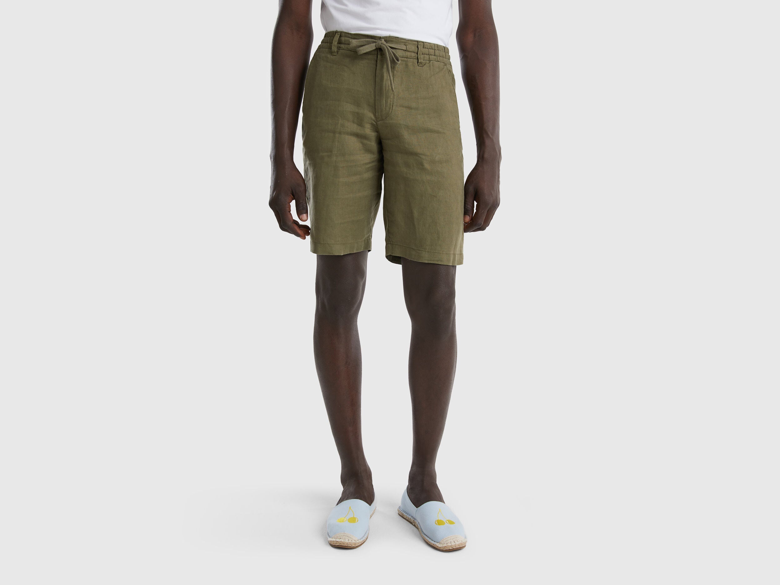 Bermudas In 100% Linen