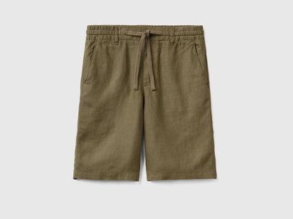 Bermudas In 100% Linen