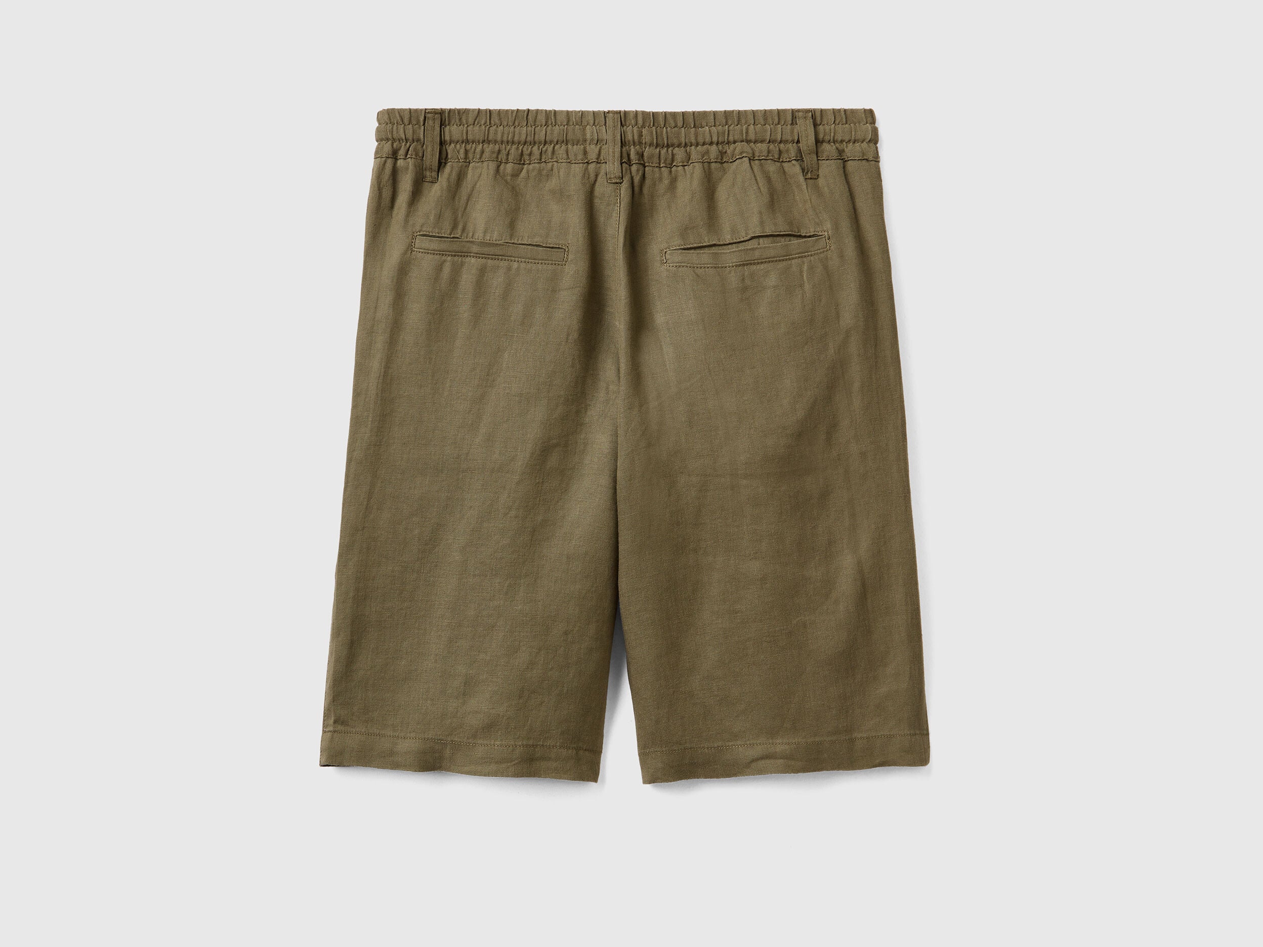 Bermudas In 100% Linen