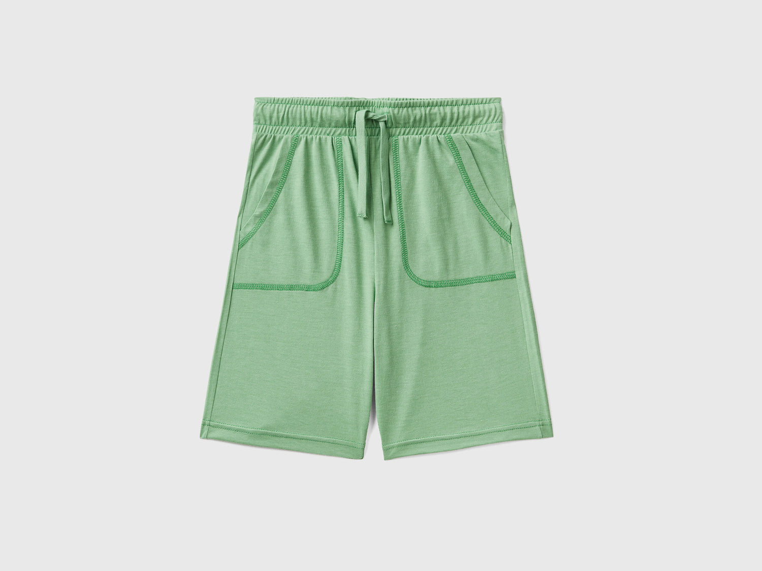 Bermudas In Recycled Fabric With Pocket - 01