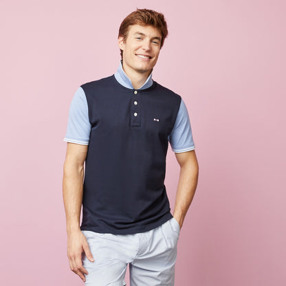 Bicolour Polo With Contrasting Trims - 02