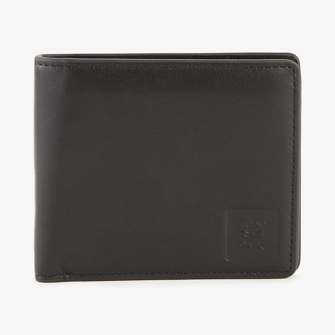 Black Leather Italian Wallet - 01