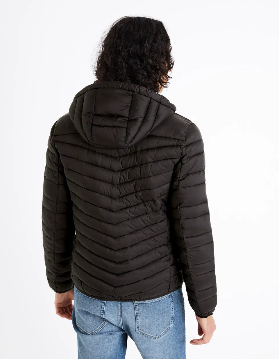 Black Quilted Puffer Jacket