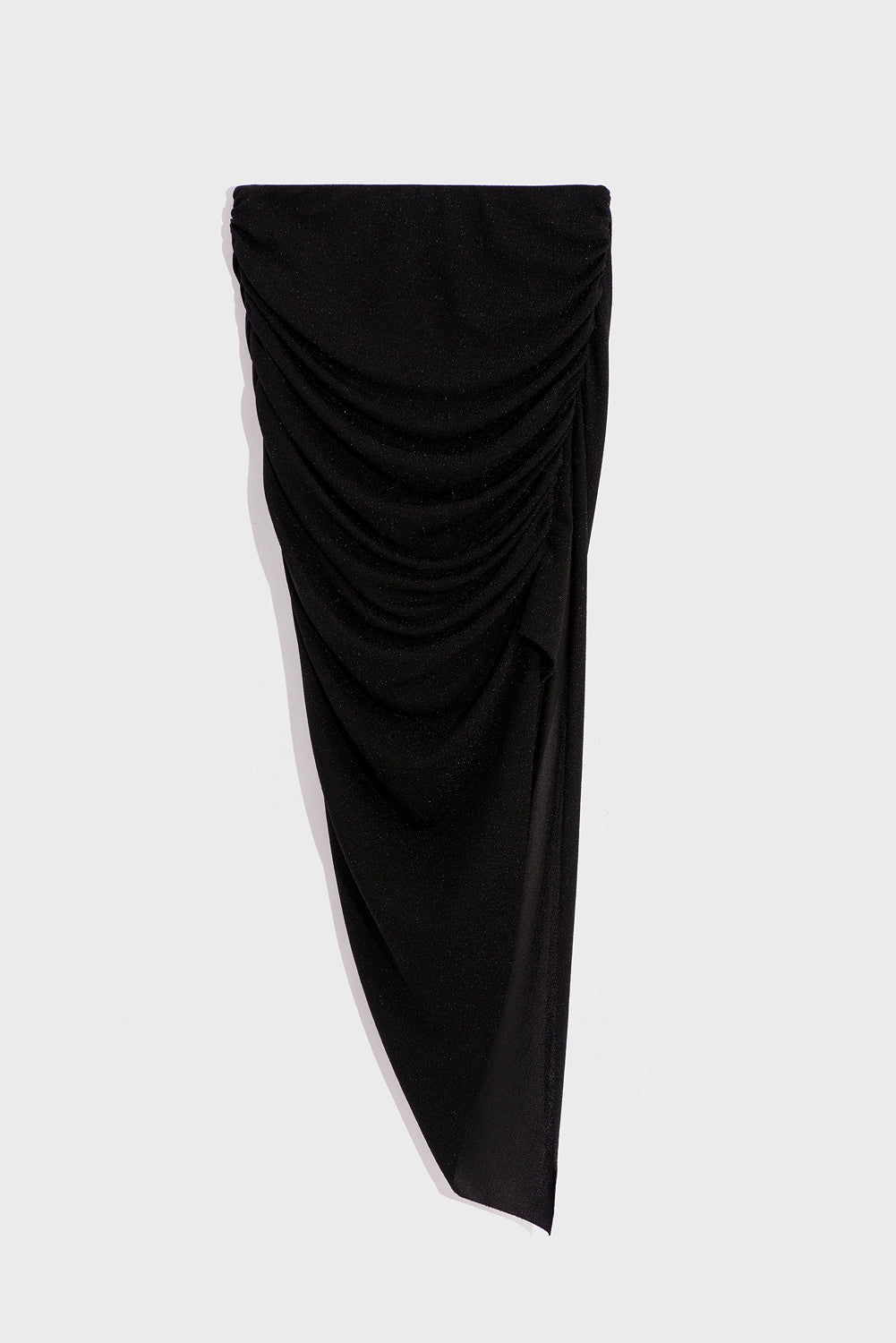 Black Short Skirt Asymmetrical skirt