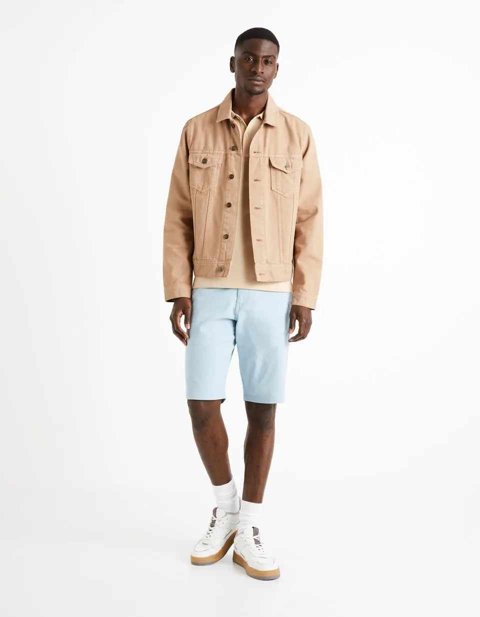 Blue Chino Shorts - BEVAVA