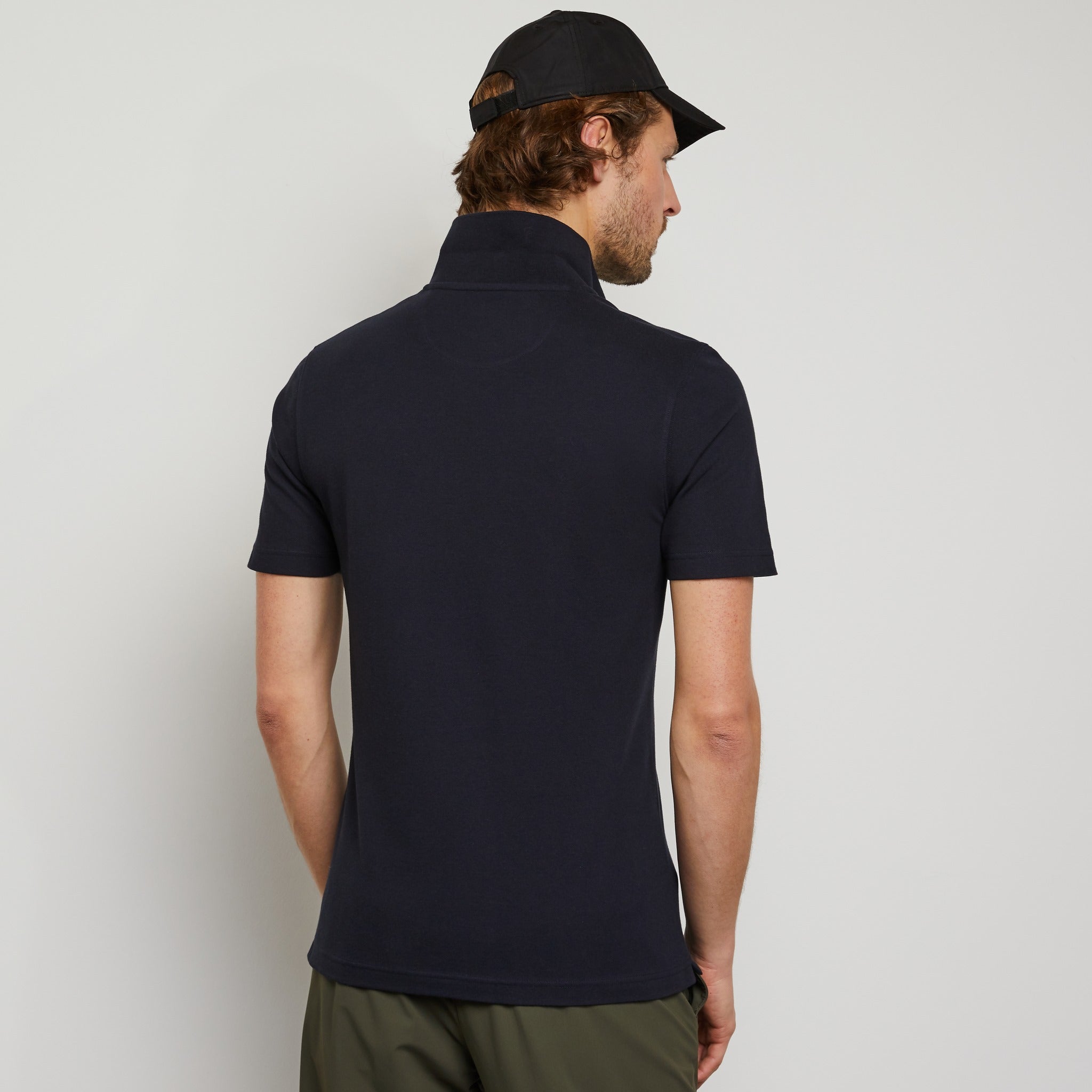 Blue Polo In Cotton Pique - 03