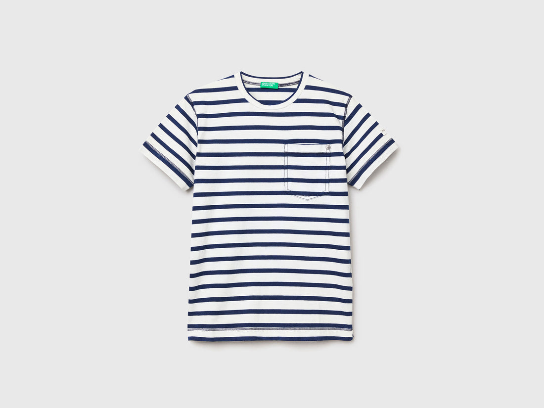 Blue Striped T-Shirt - 01