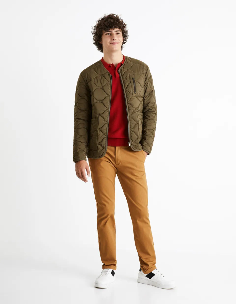 Caramel Brown Chino Trousers