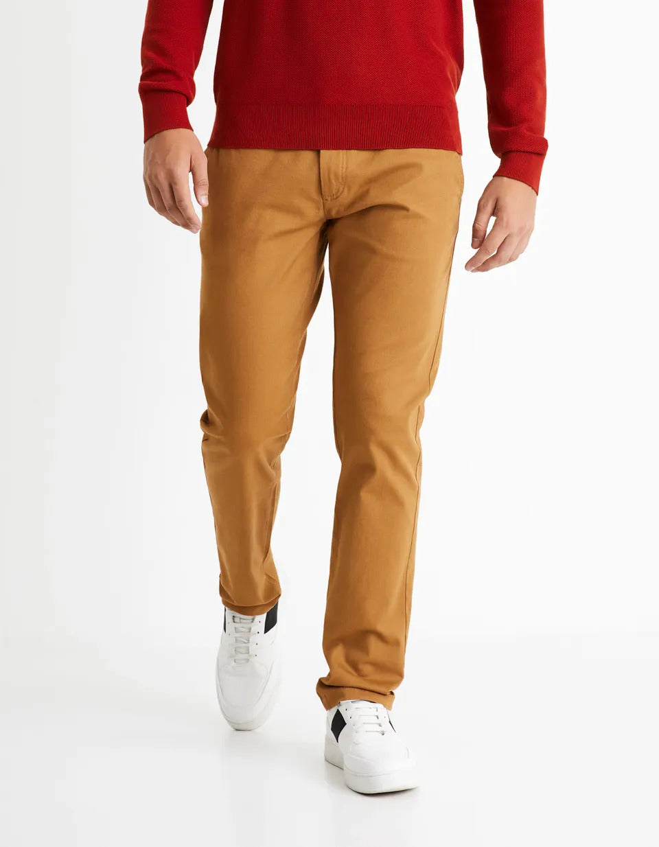 Caramel Brown Chino Trousers